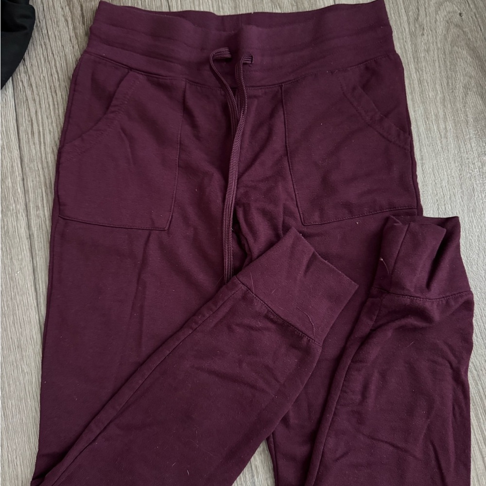 Athletic Works Maroon Jogger Pants